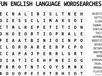 English Word Search