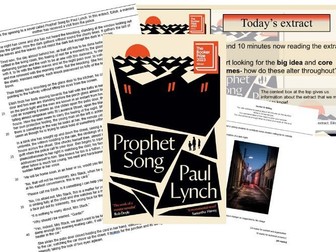 AQA Language Paper 1 Prophet Song Mock Exam