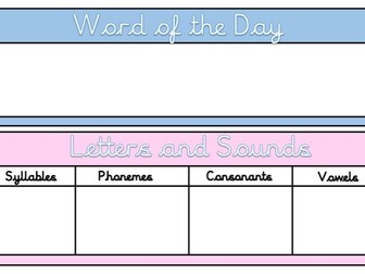 Word of the Day Powerpoint