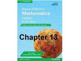 Chapter 13 Trigonometry Lesson PowerPoint Bundle Pearson Textbook Edexcel Higher GCSE