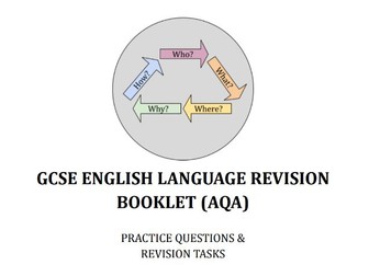 AQA Language Paper 1 Question Breakdown - Booklet