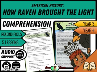 How Raven Brought the Light – Traditional Tale | Reading Comprehension | Year 3/4