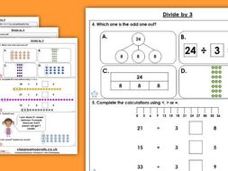 Year 3 Multiply by 3 Autumn Block 3 Maths Homework Extension