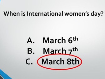 International Women's Day Quiz