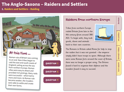 Raiding - Interactive Teaching Book - Anglo-Saxon Britain KS2