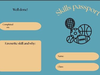 PE skills passport