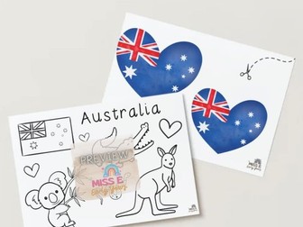 Australia Colouring