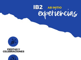 Spanish Vocabulary List Experiences IB2 - Ab Initio