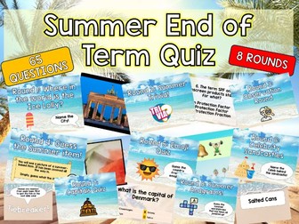 Summer End of Term Quiz