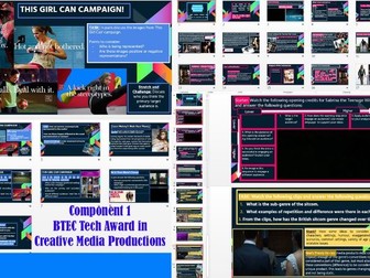 BTEC Tech Award in Creative Media Productions- Component 1