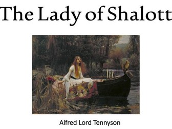 Poetry Unit: The Lady of Shalott