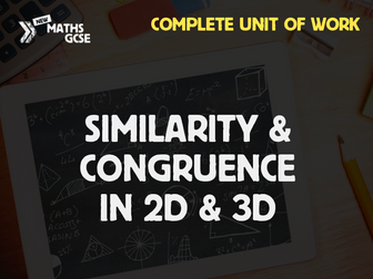 Similarity & Congruence - Complete Unit of Work
