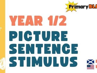 Year 1 and 2 Sentence Stimulus - An image a day with vocabulary