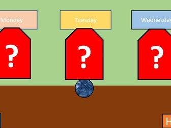 Magic Cups Powerpoint Game for ESL for learning vocab