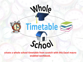 Whole School Timetable