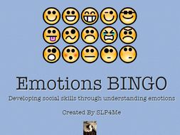 Emotions BINGO