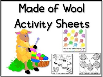 Made of Wool Activity Sheets