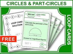 Circles and Part-circles (Loop Cards)