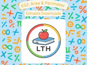 Digital Templates for School KS2 Maths: Area & Perimeter