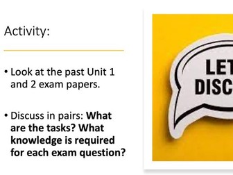 Introduction to A-level English Language - Lesson 1