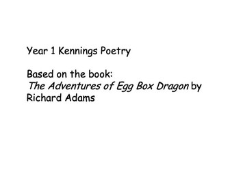 Year 1 Kennings Poetry Unit