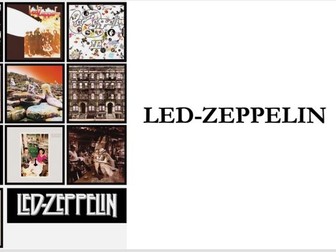 Music Cover Lesson / Homework - Led Zeppelin (ICT needed)