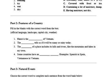 Cambridge Primary English Stage 4 Unit 2 Practice Assessment