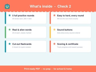 Y1 Phonics Screening Check Workbook 2