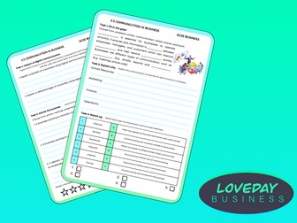 OCR GCSE Business Communication Worksheet