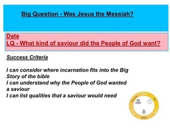 RE SMART and PowerPoint Was Jesus the Messiah? Incarnation unit of six lessons plus all resources