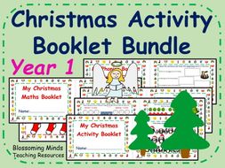 Year 1 Christmas Activity Booklets Bundle