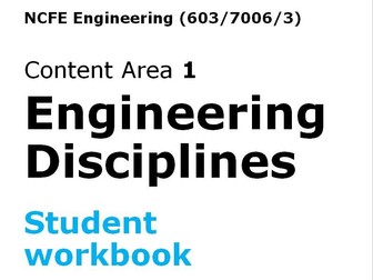 NCFE Engineering - Content Area 1 - Student Workbook