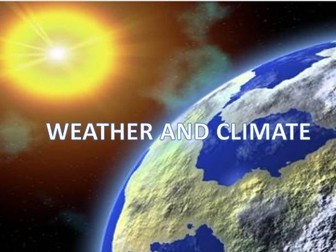 Weather and climate