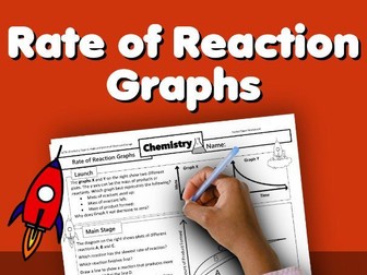 Rate of Reaction Graphs Home Learning Worksheet GCSE