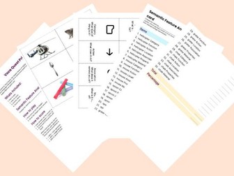 Semantic Feature Analysis Set 2 - Voca Quest Printable