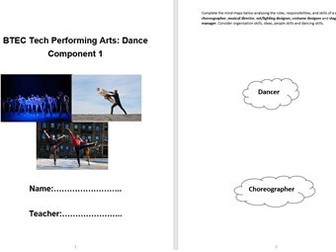 BTEC Tech Dance - Component 1