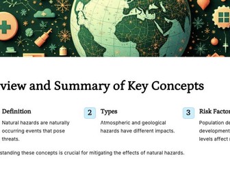GCSE Geography Natural Hazards