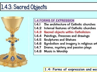1.4.3: Sacred Objects (Edexcel)