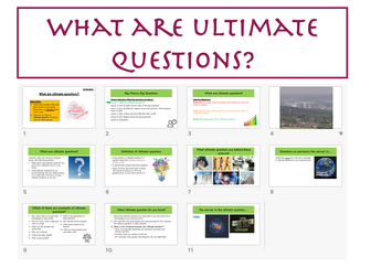 What are Ultimate Questions?