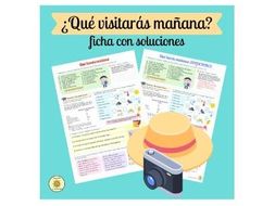 Que Visitaras Manana Futuro Simple Con Soluciones Simple Future And If Clauses Worksheet Answers Teaching Resources