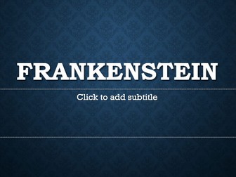 Frankenstein Play