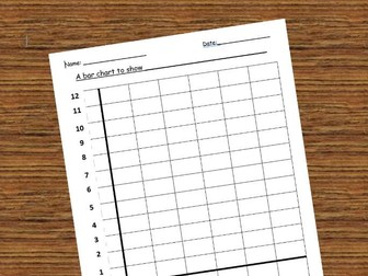 Blank Bar Chart Frame - KS1