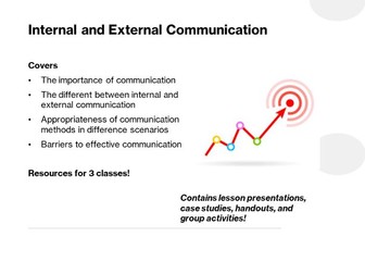 Business Studies - Internal and External Communication