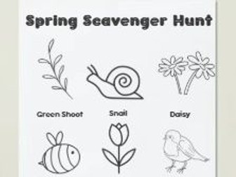 Spring Scavenger Hunt