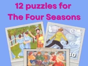 12 PUZZLES for «The Four Seasons»