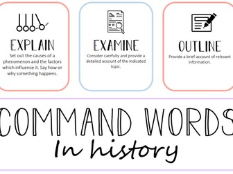 History Command Words Display