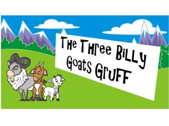 KS1 Talking for Writing: The Three Billy Goats Gruff - Four or Six Scheme of Work