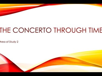 OCR GCSE Concerto through time (30 slides)