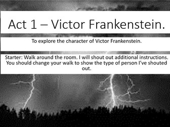 L2 Frankenstein the Play Act 1