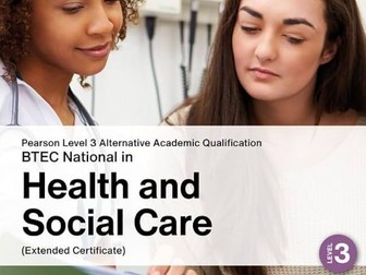 AAQ Level 3 Health and Social Care- Unit 2 Human Biology- Section A organisation of human body